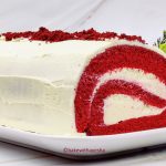 Red Velvet Swiss Roll Cake